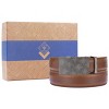 Gallery Seven - Men's Infinity Imprint Leather Ratchet  Belt - image 3 of 3