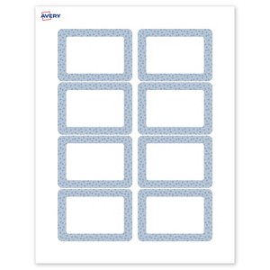 Avery Adhesive Name Tags, Polka Dots Design, 2-1/3" x 3-3/8", 80ct - 1 of 4