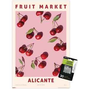 Trends International Reinders: Fruit Market - Alicante Cherries Unframed Wall Poster Prints - 1 of 4
