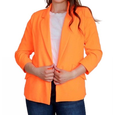 Women's Casual Bright Blazer - SKIES ARE BLUE