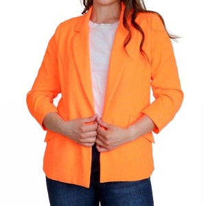 Women's Casual Bright Blazer - SKIES ARE BLUE - 1 of 4