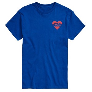 Men's - Star Wars - Valentine Heart Logo Short Sleeve Graphic T-Shirt - 1 of 4