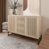 Modern Night Stand With 2 Doors, Built-in Adjustable Shelf Versatile Nightstands Side End Table, For Living Room, Bedroom, Dinner Room And Study - 2 of 4