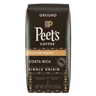 Peet's Costa Rica Single Origin Medium Roast Ground Coffee 10.5oz