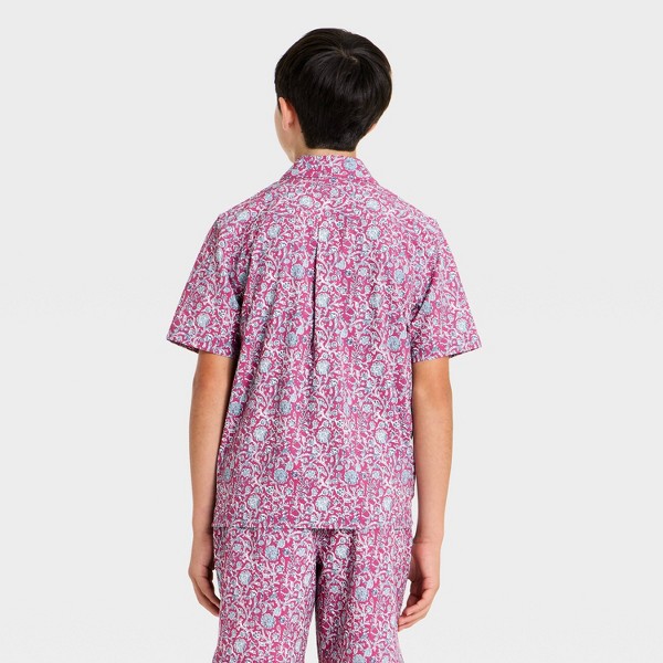 Camisa de Resort de Manga Corta en Seersucker para Niño - All In Motion™ 2