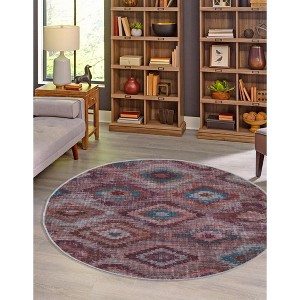 Unique Loom Sisu Collection Area Rug - Haryana - 1 of 4
