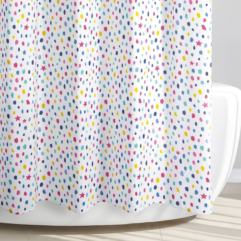 Confetti Dot Kids&#39; Shower Curtain - Allure Home Creations, 4 of 6