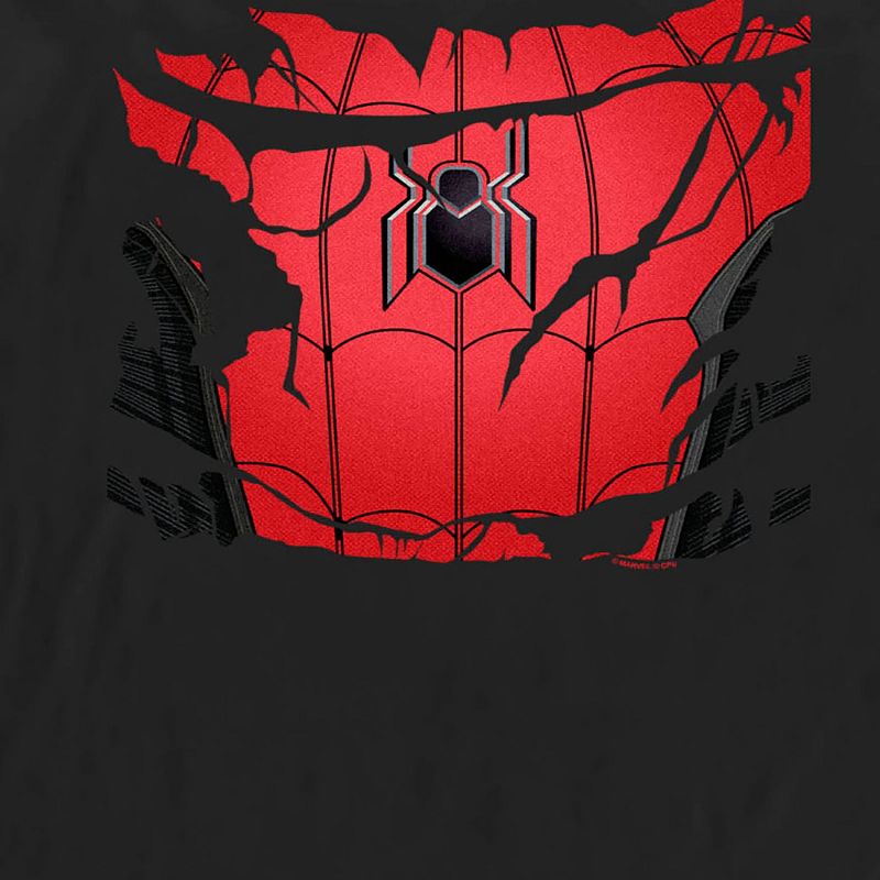 Men's Marvel Spiderman: No Way Home Ripped Costume Long Sleeve Shirt, 2 of 5