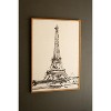 Oversized Framed Eiffel Tower Wall Art – 53.5" Tall by Kalalou - 2 of 4