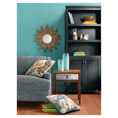 threshold carson 5 shelf bookcase with doors