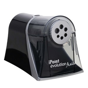 Westcott® iPoint Evolution Axis Heavy Duty Electric Pencil Sharpener, Black/Silver - 1 of 4