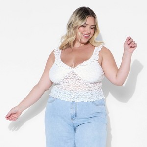 Women's Femme Lace Tank Top - Wild Fable™ - 1 of 3