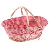 Vintiquewise Oval Willow Basket with Double Drop Down Handles - image 3 of 4
