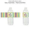 Big Dot of Happiness Cheerful Happy Birthday - Colorful Birthday Party Water Bottle Sticker Labels - Set of 20 - 2 of 4