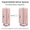 Luggage Sets 3 Piece(20/24/28), Expandable Carry On Luggage With Tsa Lock Airline Approved, Hard Shell Suitcase With Front Pocket and Spinner Wheels - 4 of 4