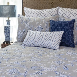 C&F Home Annabelle Blue Twin Quilt - 1 of 2