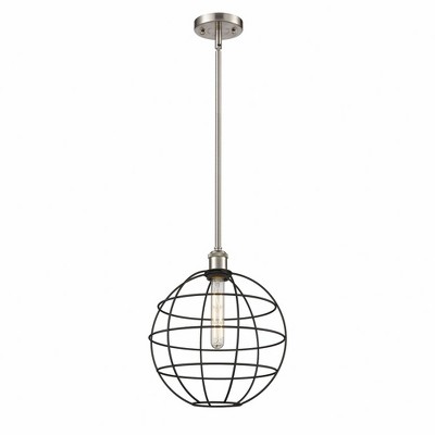 Lake Placid - 1 Light Stem Hung Pendant In Industrial Style-14.5 Inches Tall and 12 Inches Wide