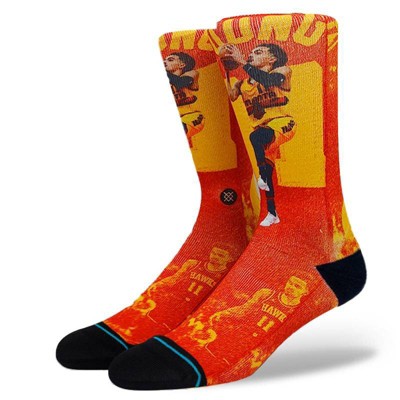 NBA Atlanta Hawks Scratch Player Large Crew Socks - Trae Young