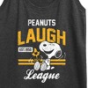 Women's - Peanuts - Peanuts Laugh League Graphic Racerback Tank - 2 of 4