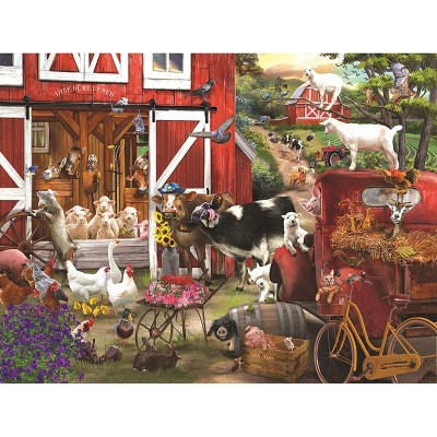 Sunsout Wise Acres Farm 500 Pc Jigsaw Puzzle 31935 : Target