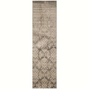 Vintage VTG189 Power Loomed Runner Rug  Mouse 2'-2" X 8' - Safavieh. - 1 of 3