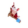 Kurt Adler Resin Ornament for Christmas Tree, Lounge Chair Santa - 3 of 4