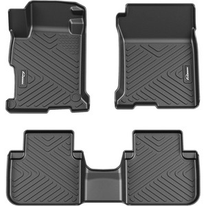 All-Weather Floor Mats for 2013-2017 Accord - Heavy Duty TPE Anti-Skid Liners, Custom Fit Sedan - 1 of 4