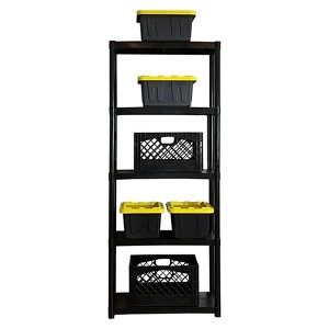 Juggernaut Storage Plastic 5 Tier Garage/Shed Utility Shelving Rack - 1 of 4