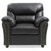 Modern Upholstered Accent Chair with Sturdy Construction and Quick Assembly for Living Room - 3 of 4
