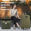 FATMOON Softside Luggage Expandable 3-Piece Set with Duffel Bag, Upright Spinner Softshell Lightweight Luggage for Travel - 2 of 4