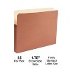 HITOUCH BUSINESS SERVICES Reinforced File Pocket 1.75" Expansion Letter Size Brown 25/Box - 2 of 4