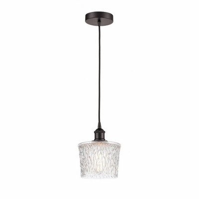 Niagra - 1 Light Cord Hung Mini Pendant In Industrial Style-9.25 Inches Tall and 6.5 Inches Wide