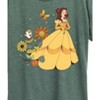 Women's - Disney Princess - Belle And Chip Flower Power Short Sleeve Graphic T-Shirt - image 2 of 4