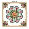 Amanti Art Mandala Morning V by Anne Tavoletti Canvas Wall Art Print Framed 16-in. x 16-in. - 4 of 4