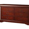 Acme Furniture Louis Philippe III Dresser Cherry - 3 of 4
