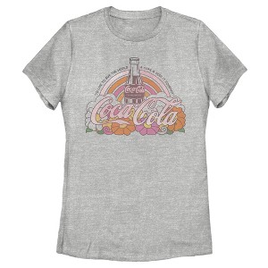 Women's Coca Cola Unity Rainbow Logo T-Shirt - 1 of 4