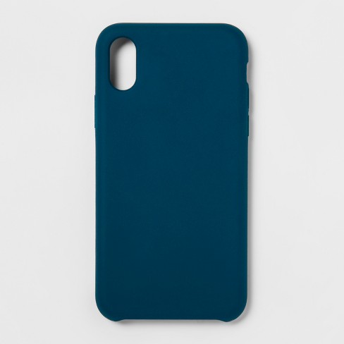 iphone xs silicone case blue iphone xs silicone case blue