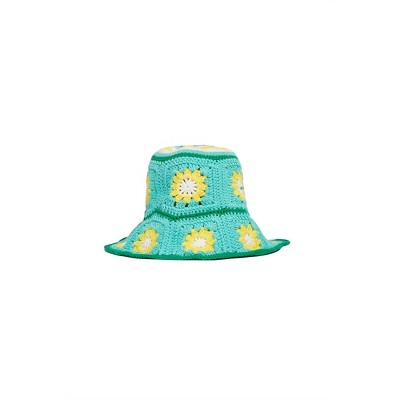 Women's Wo's Tulum Flower Crochet Hat - jocelyn