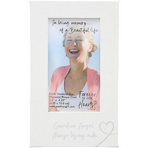 Pavilion Gift Company - By My Side - Visor Memorial Photo Frame with Magnet (Holds 2.5" x 4.25" Photo or Memorial Card) - Single Image Frames - 1 of 4