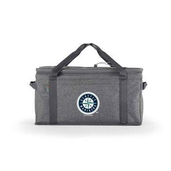 MLB Seattle Mariners 64 Can Collapsible Cooler - Heathered Gray