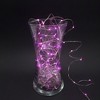 LumaBase Battery-Operated LED Fairy String Lights, Pink - Set of 2 - 3 of 4
