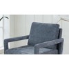 Okak Elegant Chenille Accent Chair Living Room Chair with Soft Cushion Mid-Century Stylish Armchair with Solid Wood Legs for Office Bedroom - 2 of 4