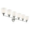 Livex Lighting Somerville 6 - Light Vanity in  Polished Chrome - 4 of 4