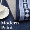 Modern Bordered Rug Non Slip Low Pile Area Rugs for Living Room, Machine Washable Area Rugs Soft Throw Rugs - 4 of 4