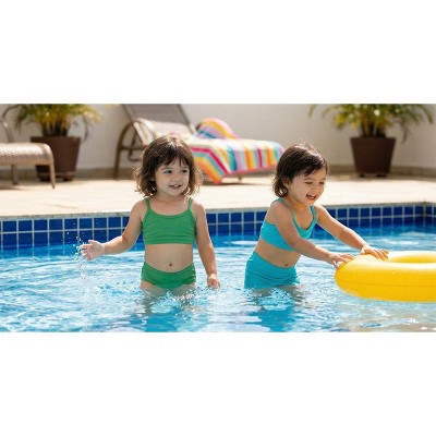 City Threads Girls UPF 50+ Quick-Dry Swim Briefs - Black, 14Y — фото 6