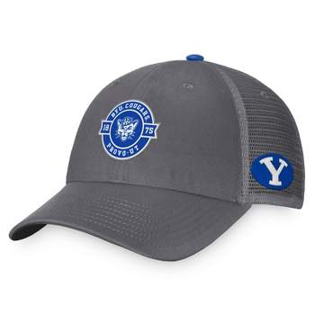 NCAA BYU Cougars Unstructured Meshback Hat - Gray/White
