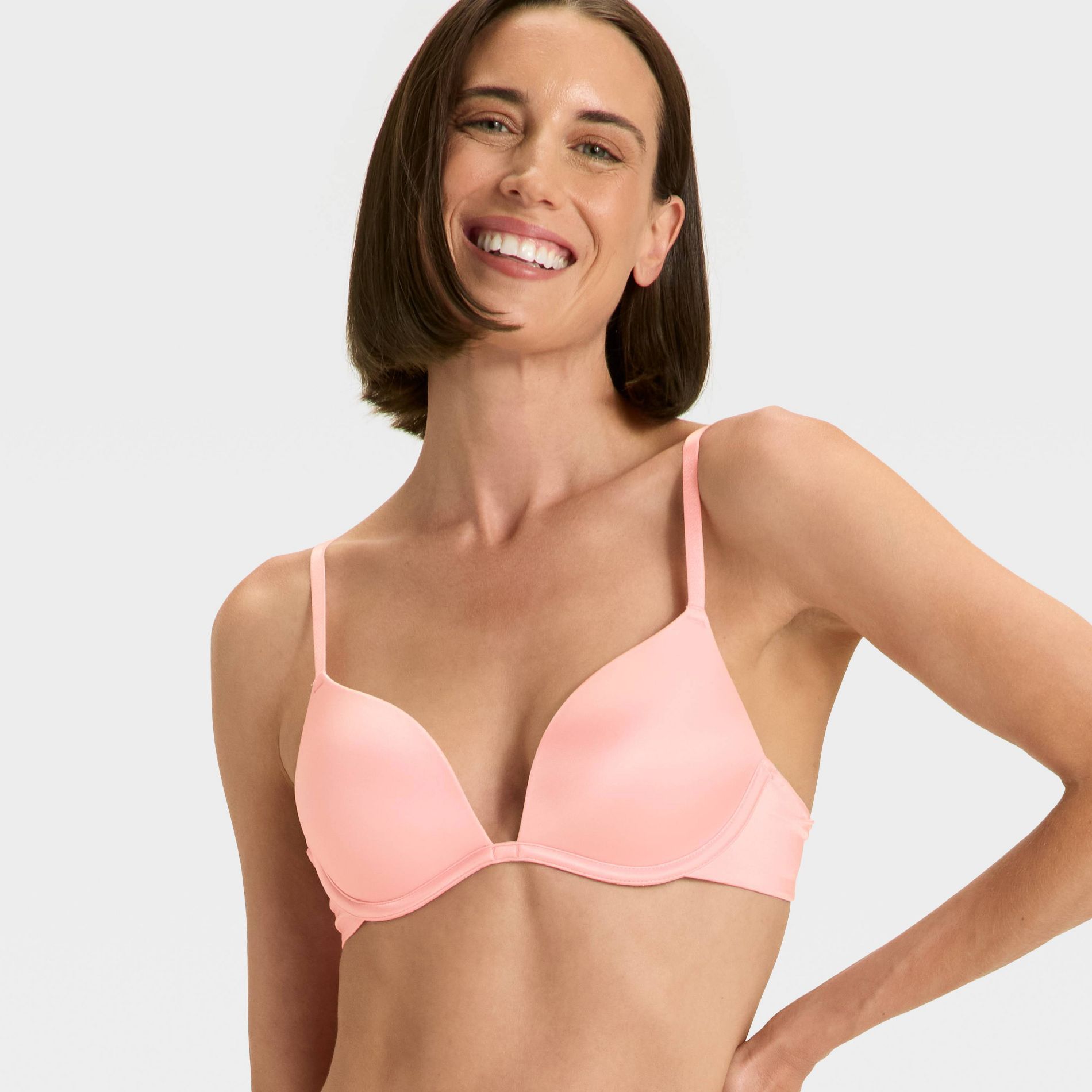 Women's Super Push-Up Plunge Bra - Auden™ Blush 32A