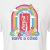Women's - Coca-Cola - Have A Coke Rainbow Cropped Graphic T-Shirt - 2 of 4
