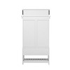 Cesicia 69"H Hall Tree with 6 Hooks and Hinged Lid, Coat Hanger, Entryway Bench, Storage Bench, 3-in-1 Design - 4 of 4