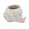 Chery Life Decorative Sand and Cement Snail Planter with Textured Beige Finish - 3 of 4